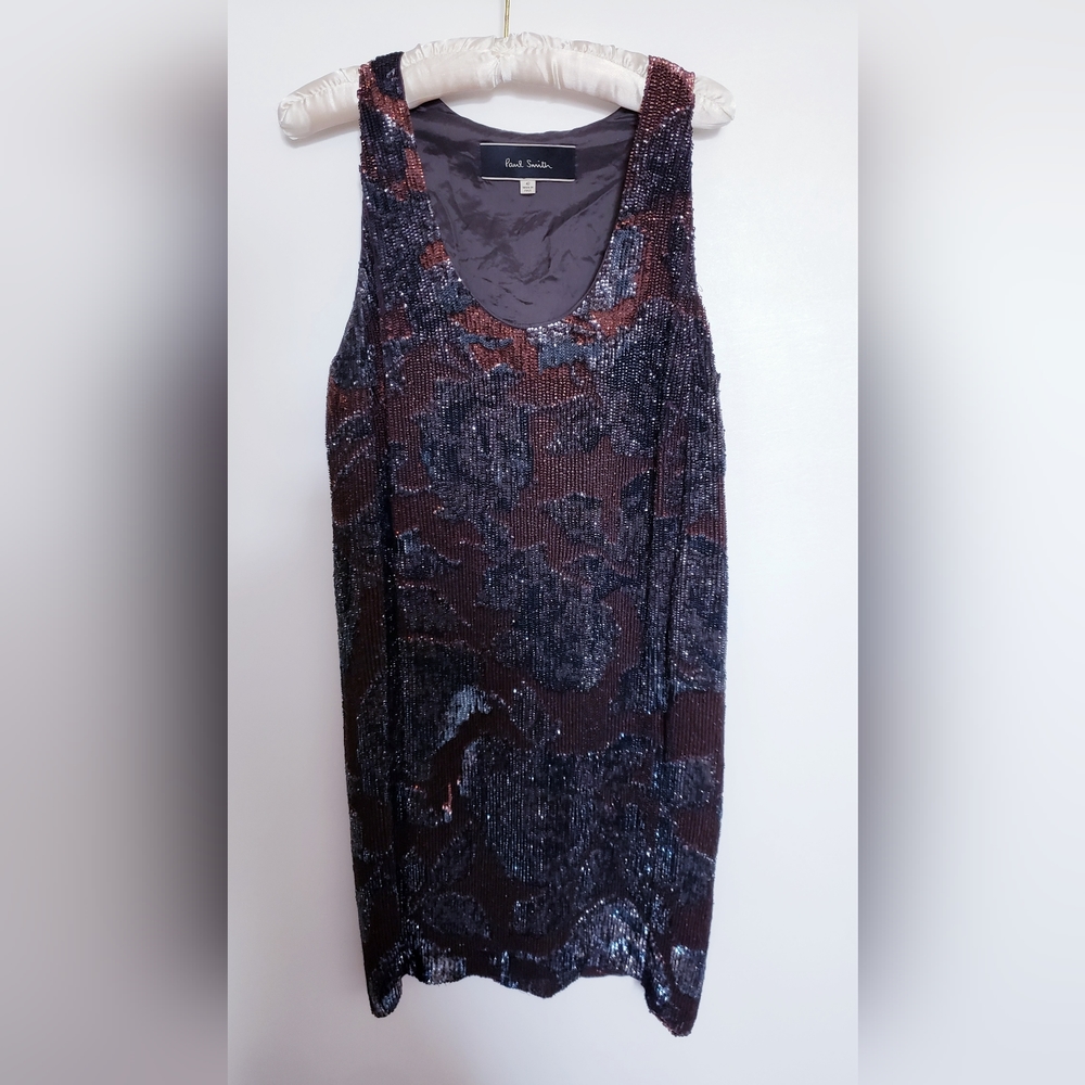 Paul Smith Sequenced Cocktail/ Party Dress  Size 42 Made In Italy